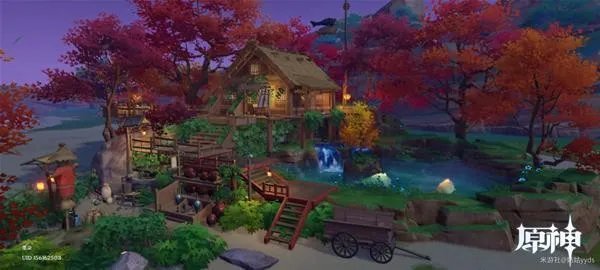 《原神》尘歌壶枫树阁楼及滨海小屋搭建参考