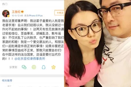 李湘晒女儿插花照 王岳伦否认出轨