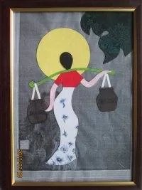 手工布贴画怎么做?