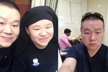 岳云鹏撞脸合影被议微博晒自拍技术渐涨不少