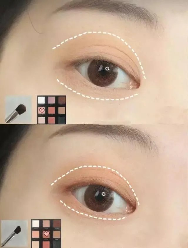 眼妆新手初学化妆教程？