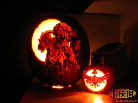 游戏玩家喜迎万圣节 超酷游戏主题南瓜灯登场