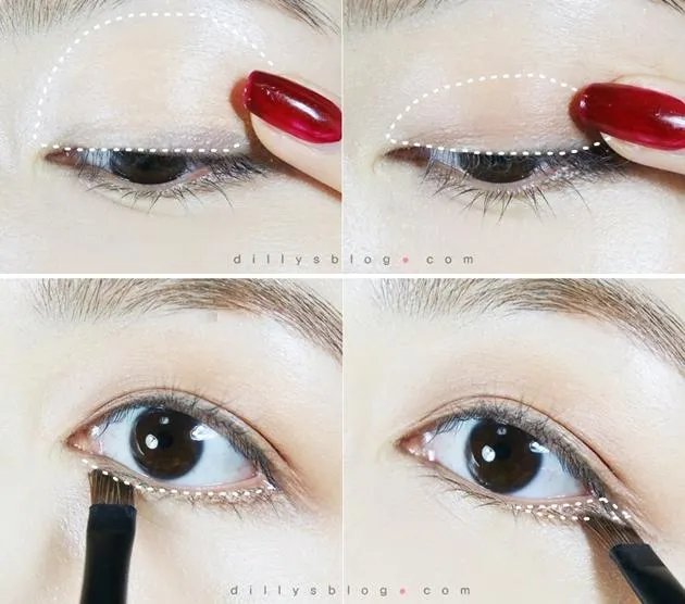 学习化烟熏妆的步骤，清纯优雅的烟熏妆？