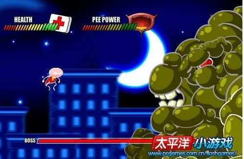 怎样玩小便超人（无敌版）