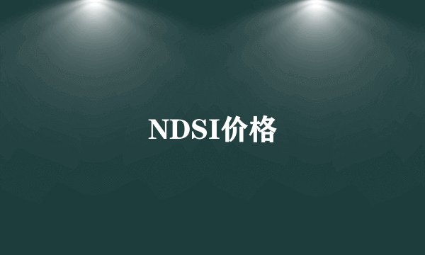 NDSI价格