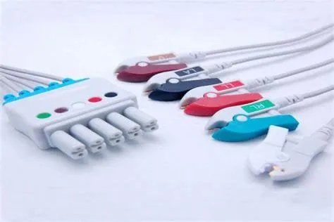 心电图导联颜色位置记忆口诀