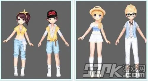 炫舞q版本形象情侣装搭配 q版本形象情侣装