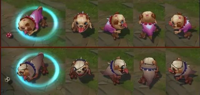 《LOL》2018愚人节炫彩皮肤克格萌犬展示效果
