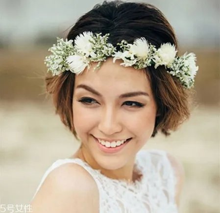 2018新娘短发发型 2018短发新娘发型图片