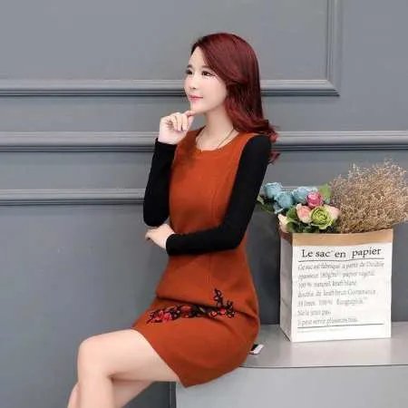 秋冬女生连衣裙该怎么穿好看？