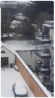 警察去抓贼怎么和贼打起了雪仗？