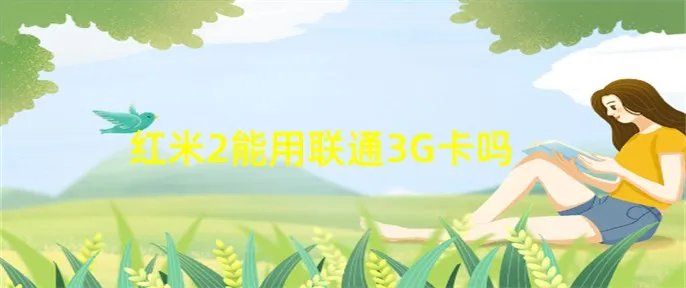 红米2能用联通3G卡吗