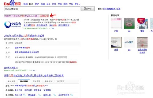 怎么查询4,6级考试成绩