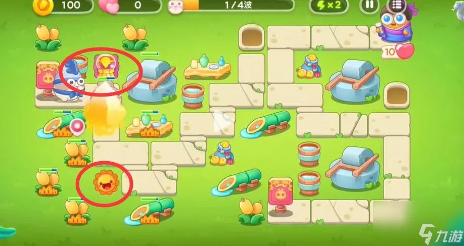 七夕鹊桥会第5关攻略 保卫萝卜4七夕鹊桥会第5关满星图文攻略