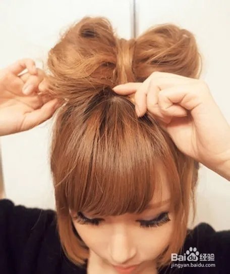 梳头发的方法图解