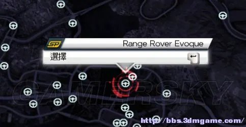 《极品飞车17：最高通缉》劫车点分布图 87个热门车位置