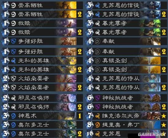 《炉石传说》上古之神的低语 热门卡组推荐