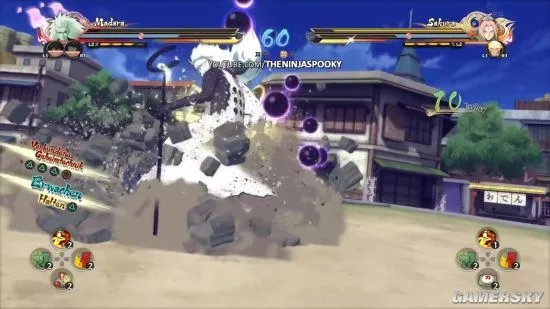 《火影忍者疾风传：究极忍者风暴4》实机演示 卡卡西写轮眼对战佐助