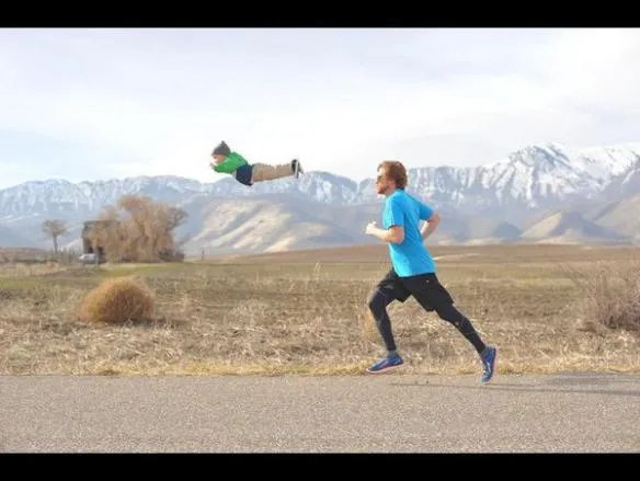 正能量！美有爱父亲为患唐氏综合症儿子拍“飞行照”