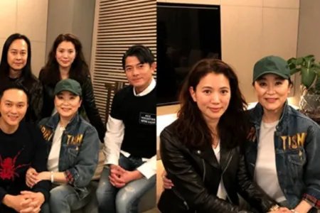 袁咏仪林青霞合照 面带笑容十分优雅